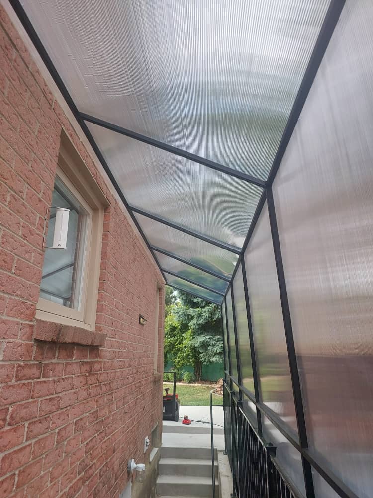 basment awning(canopy) in toronto