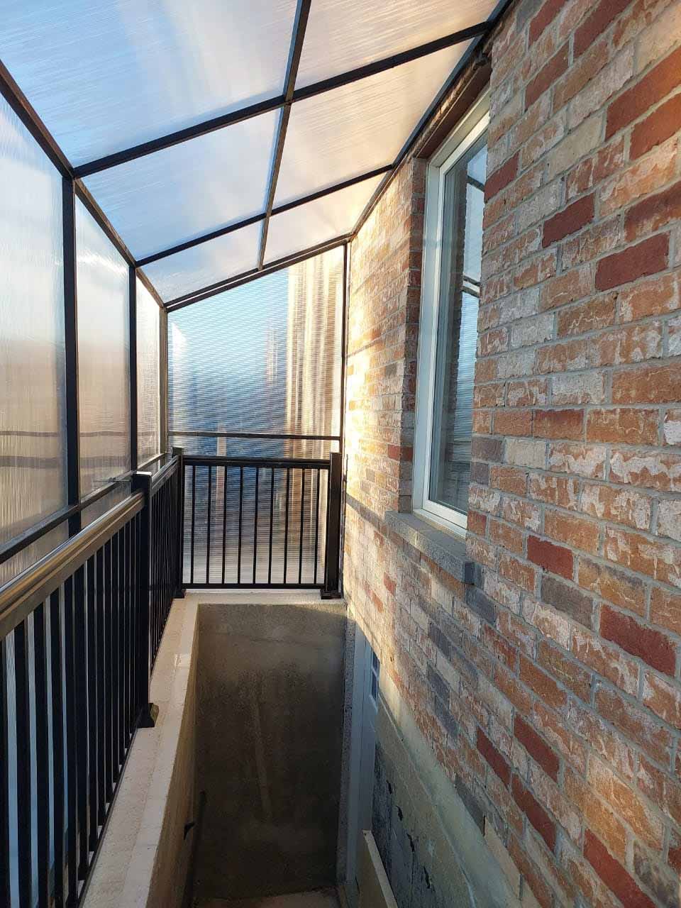 Double-Wall Polycarbonate Canopies work sample