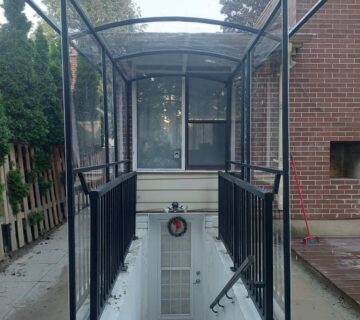 Basement Entrance Canopy Project in Toronto